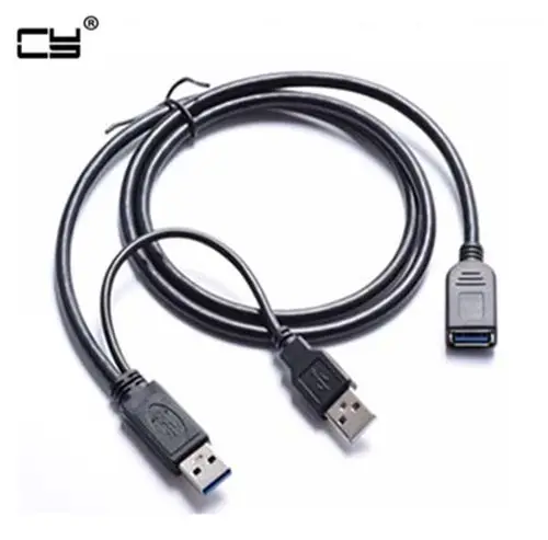 Cable USB 3.0 Tipo Y Dual para HDD con Alimentacion Extra 50 cm - imagen 2