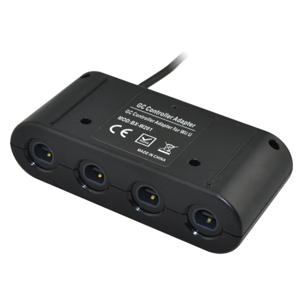 Convertidor de reproductor para GameCube, adaptador de controlador para wii-u, 10 piezas, 4 puertos - imagen 4