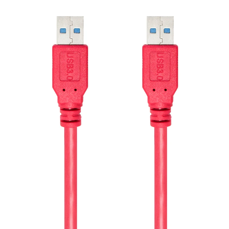 Cable elevador USB 3,0 rojo, adaptador de tarjeta elevadora PCI-E 1x a 16x, Cable macho a macho para minería de Bitcoin, Antminer - imagen 3