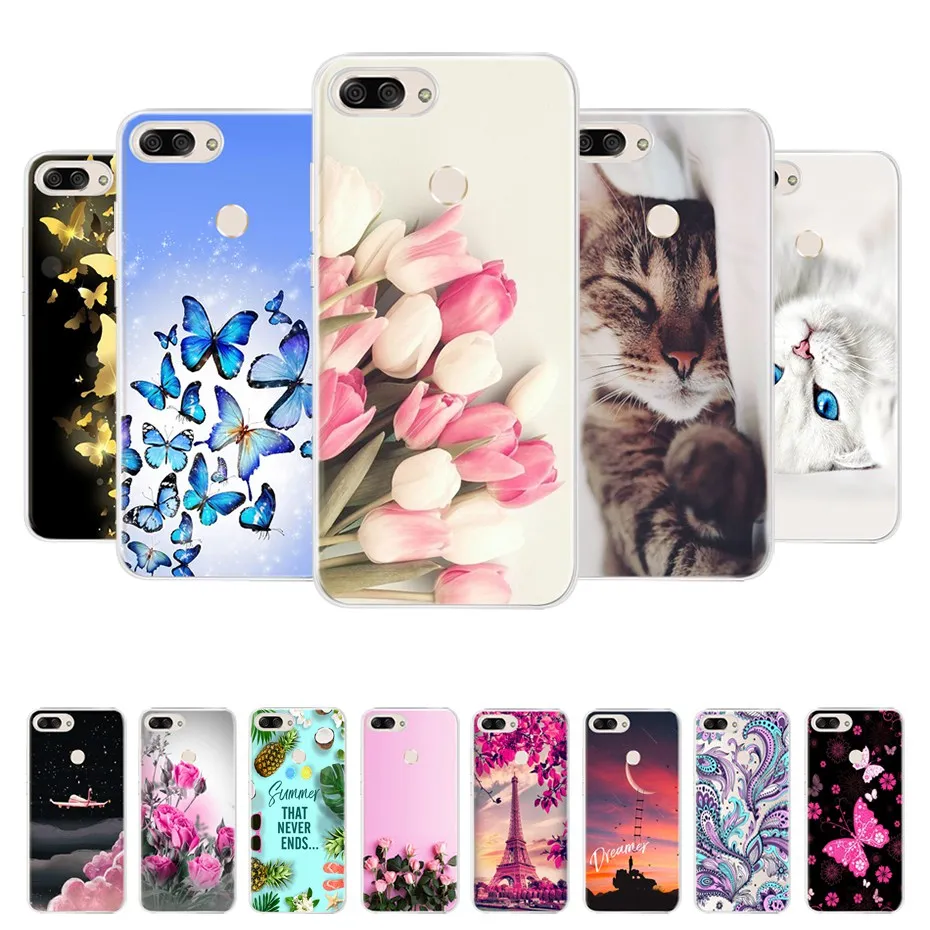 Funda de teléfono para Asus Zenfone Max Plus M1, carcasa trasera de silicona suave TPU para Asus Zenfone Max Plus M1 ZB570TL ZB 570TL X018D