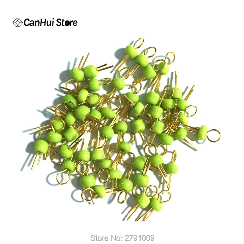 Placa PCB de seis colores, 120 unids/lote, punto de prueba/cuenta/anillo/aro, pines de prueba de cerámica, anillo de prueba de cerámica chapado en oro, blanco y negro - imagen 4