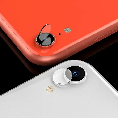 Lente de cámara trasera transparente, película protectora de vidrio templado para iPhone XS Max X XR 8 7 6 6S Plus, 2 unidades - imagen 2