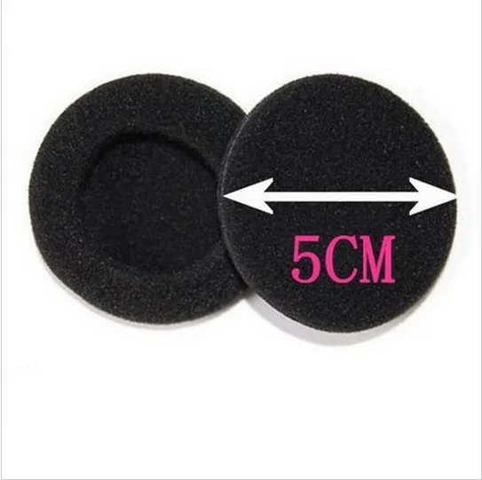 Almohadillas de espuma para auriculares, reemplazo de almohadillas de esponja para auriculares, MP3, MP4, tamaño de 5-100 cm, 5CM, 5,5 Uds. - imagen 2
