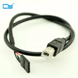 Cable USB 2.0 Dupont 5 Pines Macho a Hembra para Placa Base