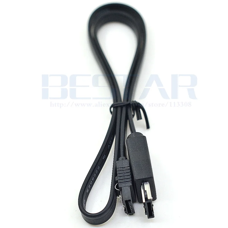 0,3 M Dual 2 puertos SATA a eSATA + IDE 4Pin Power PCI PC Soporte de computadora Cable de ranura 30 cm 2 pies Conjunto externo 3 en 1 - imagen 2