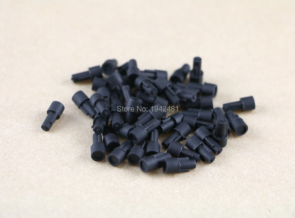 200 Uds. Botón de reinicio de goma de silicona negra de alta calidad botón de reinicio para piezas de reparación de controlador PS4 - imagen 4