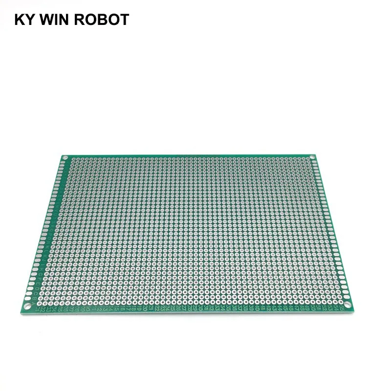 Placa de circuito impreso Universal para Arduino, prototipo PCB de doble cara, 10x15cm, 100x150mm, 1 unidad - imagen 2