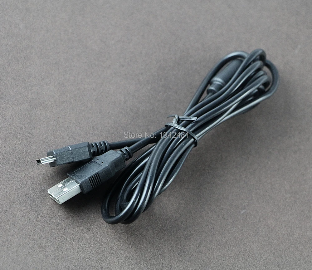 Cable de carga USB para Playstation 3, accesorios de controlador de PS3, 1m, 1,8 m, 3m, negro - imagen 3