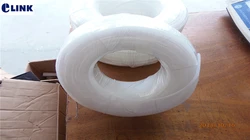 Tubo termorretráctil protector de empalme para fibra óptica desnuda