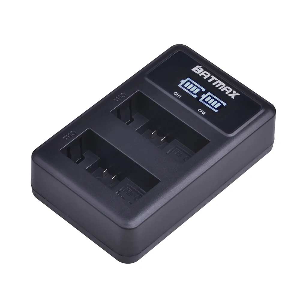 Batmax-cargador de batería LP-E5 LPE5 LP E5 LED, doble USB, para Canon EOS 450D 500D 1000D Kiss X3 Kiss F Rebel Xsi - imagen 3