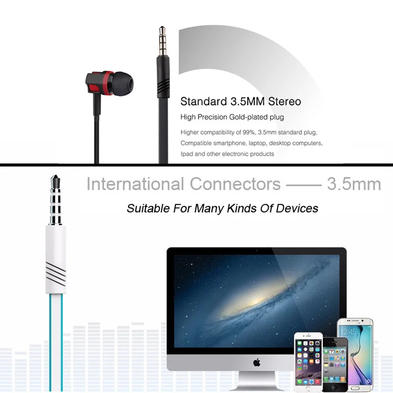 JM26-auriculares intrauditivos con cancelación de ruido para teléfono móvil, audífonos con micrófono y cable para ordenador, para teléfonos Xiaomi, Langsdoml - imagen 5