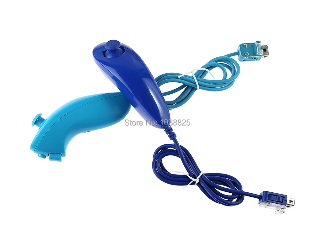 Caliente para Nintendo para Wii mango de videojuego remoto izquierdo y mando Nunchuck Gamepad - imagen 2