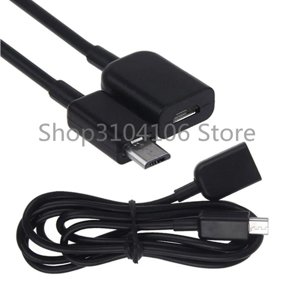 Cable de extensión Micro USB de 1M macho a micro usb hembra Cable extensor Cable de carga adaptador OTG para teléfono tableta conector 5 pines - imagen 3
