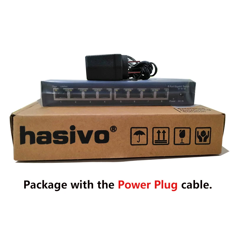 Conmutador Ethernet gestionado Gigabit de 8 puertos, conmutador con 8 puertos, 10/100/1000M, VLAN - imagen 4