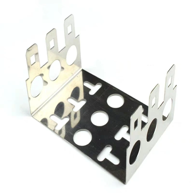 Marco de acero inoxidable, 3 unidades para 10 pares de módulo de voz tele, bloque de terminales a presión, panel de conexión en blanco grueso de 30 pares, 10 Uds.