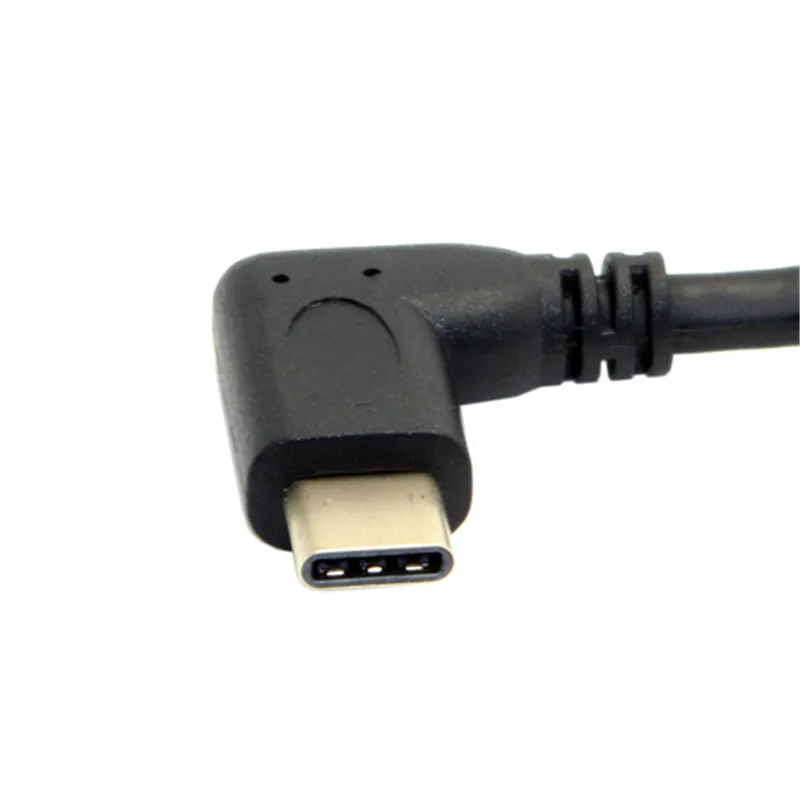 Cable de datos de extensión macho a hembra USB 3,1 tipo C USB-C de 90 grados en ángulo recto de 20cm para Macbook y tableta - imagen 5
