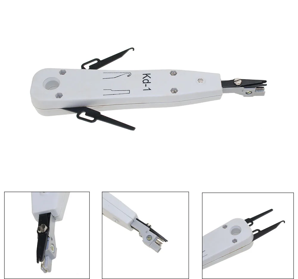 Herramienta de impacto portátil KRONE KD-1 con Sensor para Cable de teléfono de telecomunicaciones Cable de red RJ11 RJ45 Cat5 con paquete al por menor - imagen 4