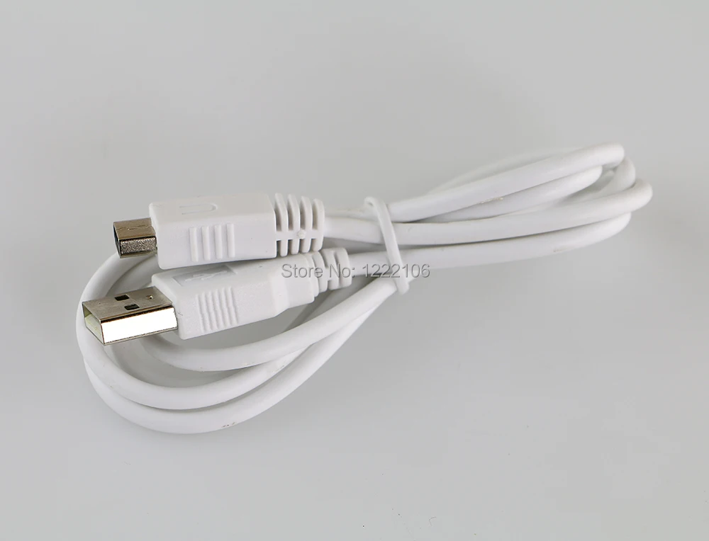 20 piezas cargador de datos USB Cable de carga para Nintendo Wii U WIIU controlador de mando 1M - imagen 5