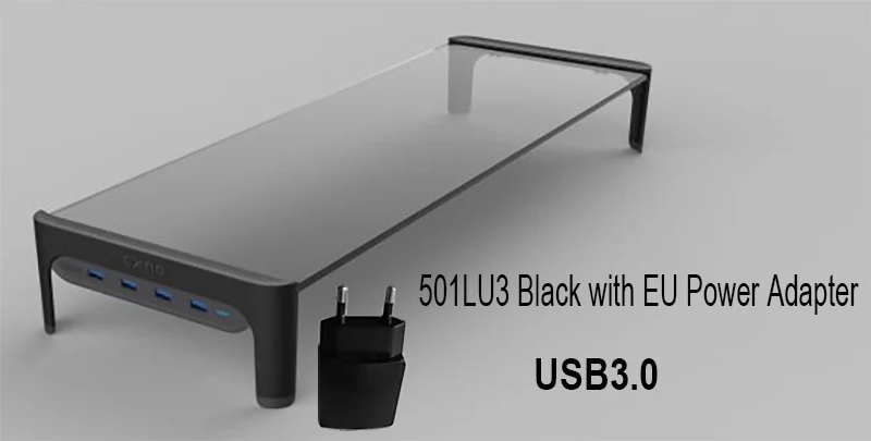 EU Plug-USB3.0-Black