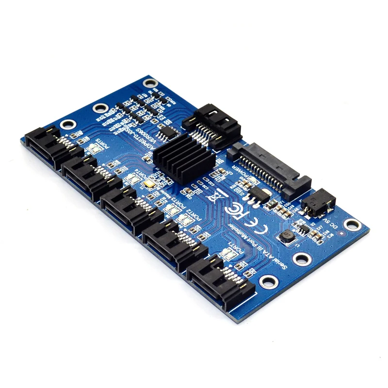 Concentrador SATA 1 a 5 Puertos – Hub Divisor HDD