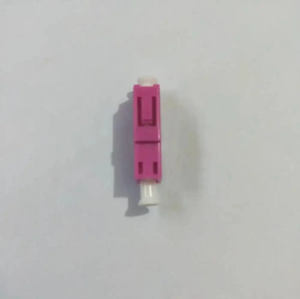 Adaptador de fibra LC 50 Uds SIMPLEX SM MM APC OM3 OM4 azul verde gris Aqua PINK SX acoplador ftth de fibra óptica envío gratis IL 0,2db - imagen 2