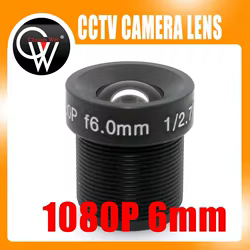 1080P CCTV 6mm 8mm 12mm m12 lente 65 grados 1/2,7 ''6mm para cámara CCTV HD Full HD cámara IP M12 * 0,5 montaje MTV