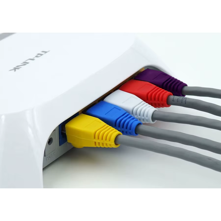 Tapas RJ45 para Cable Ethernet Cat5 Cat5e Cat6 Antideslizantes Multicolor - imagen 4