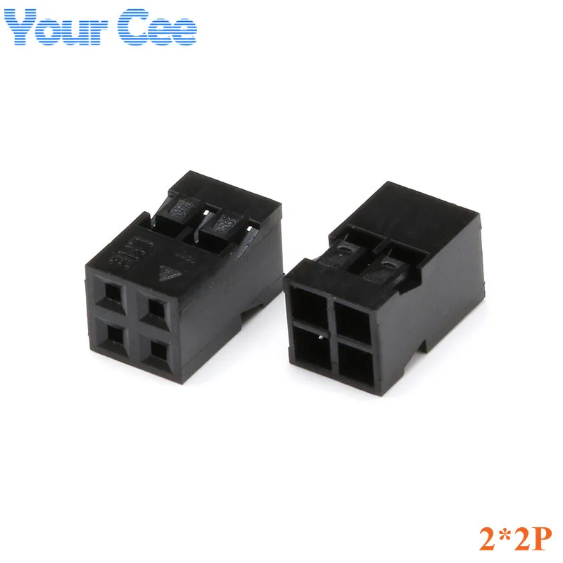 50 Uds 2,0mm cabeza Dupont carcasa de plástico conector Dupont de una/doble fila 2P 3P 5P 2*2P 2*3P 2*5P enchufe de carcasa hembra - imagen 4