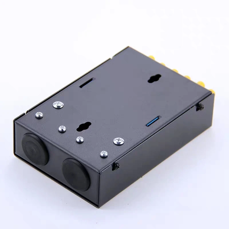 Caja de terminales FTTH, 6 núcleos, incluye coleta ST y adaptador FTTX SPCC, panel de conexión de fibra óptica de 6 puertos, red SM ELINK de 1,0mm de espesor - imagen 4