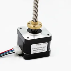 Motor Paso a Paso Nema 17 Bipolar 1.7A 0.45N.M 4 Cables