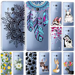Fundas para HTC U11, carcasa trasera de silicona suave con estampado colorido para HTC U11 Life Capa U11 Plus U 11 U12 Plus