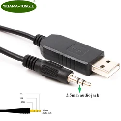 Cable USB a TTL Serial FTDI 3.3V con Clavija 3.5mm