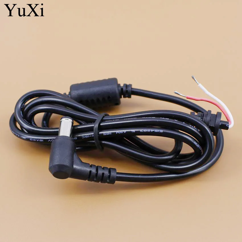 YuXi-Cable de alimentación de CC Universal, adaptador de CA para portátil Toshiba de 6,5x3,0mm/6,5x3,0mm, Cable de CC con anillo magnético, 6,5x3,0, 6,0x3,0mm - imagen 3