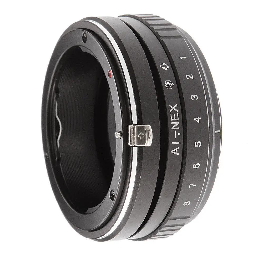 FOTGA Tilt-Shift 360 °   Adaptador de lente giratorio para Nikon AI S D, lente de montaje para Sony E-Mount NEX-5C NEX-F3 A6000 A6100 A6300 - imagen 2