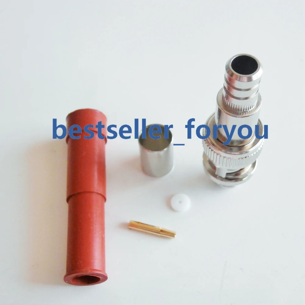 Conector SHV 5000V 5KV RP * BNC macho de crimpado RG6, altavoz de Audio de alta tensión, 1 unidad - imagen 3