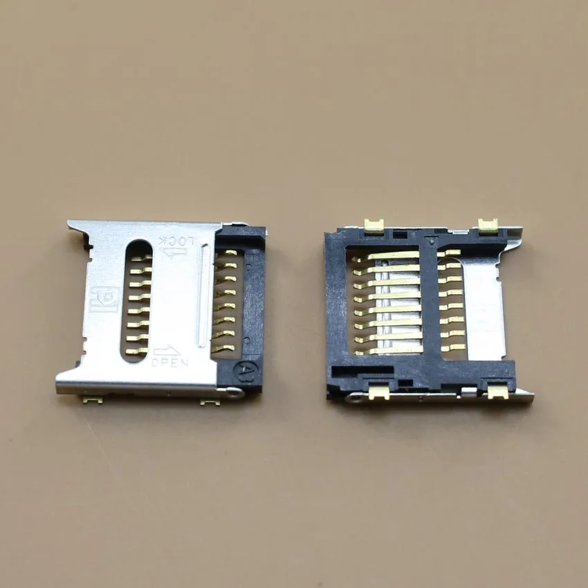 YuXi conector de ranura de bandeja para teléfono abatible, soporte de lector de enchufe de tarjeta Micro SD + TF - imagen 3