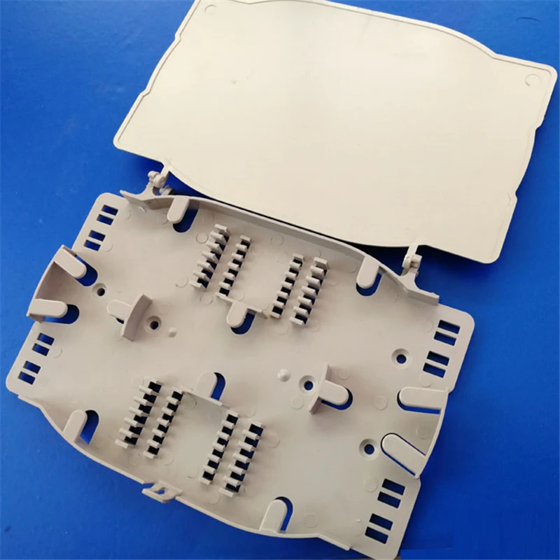 Bandeja de casete óptico de 24 núcleos para caja de terminales de panel de conexión, bandeja de empalme de fibra ftth para caja de distribución ftth ABS fábrica 20 piezas - imagen 2