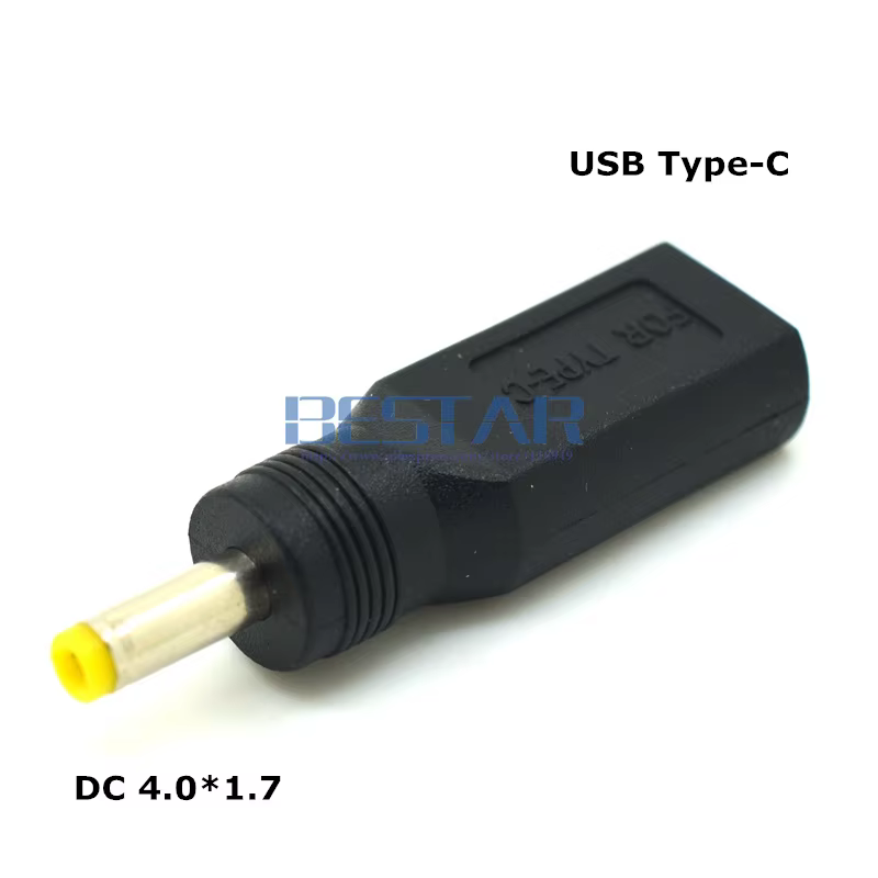Adaptador DC 4.0x1.7mm a USB-C para Carga