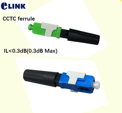 ELINK Conector FTTH SC UPC/APC Montaje rápido en frío
