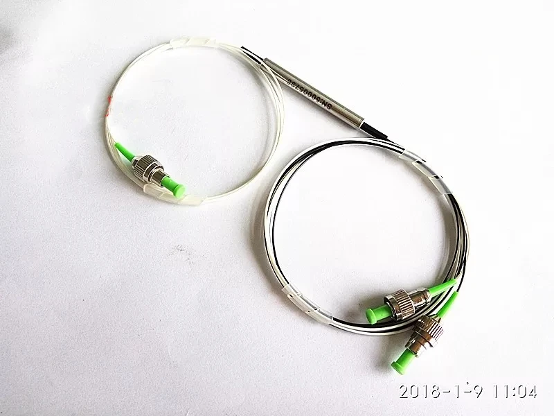 Circulador de fibra óptica 1*2 1550nm 1310nm 1mtr 0,9mm FC/UPC FC/APC tubo de acero circulador óptico de 3 puertos envío gratis ftthELINK - imagen 2