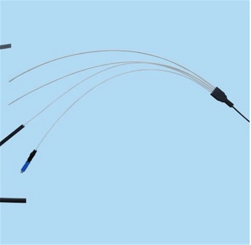 Caja de conexiones 1*4 para Cable de caída, tubo de conexión FTTH, fibra óptica furcate, dispositivo de rama de 4 núcleos, ftthELINK, 100 Uds. - imagen 4