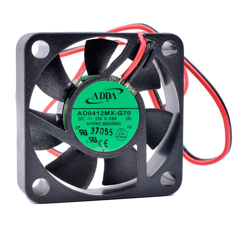 REVOLUCIÓN DE REFRIGERACIÓN AD0412MX-G70 4cm 40mm 4010 12V 0.08A 2pin Placa base de computadora súper silenciosa ventilador de refrigeración de puente norte y sur