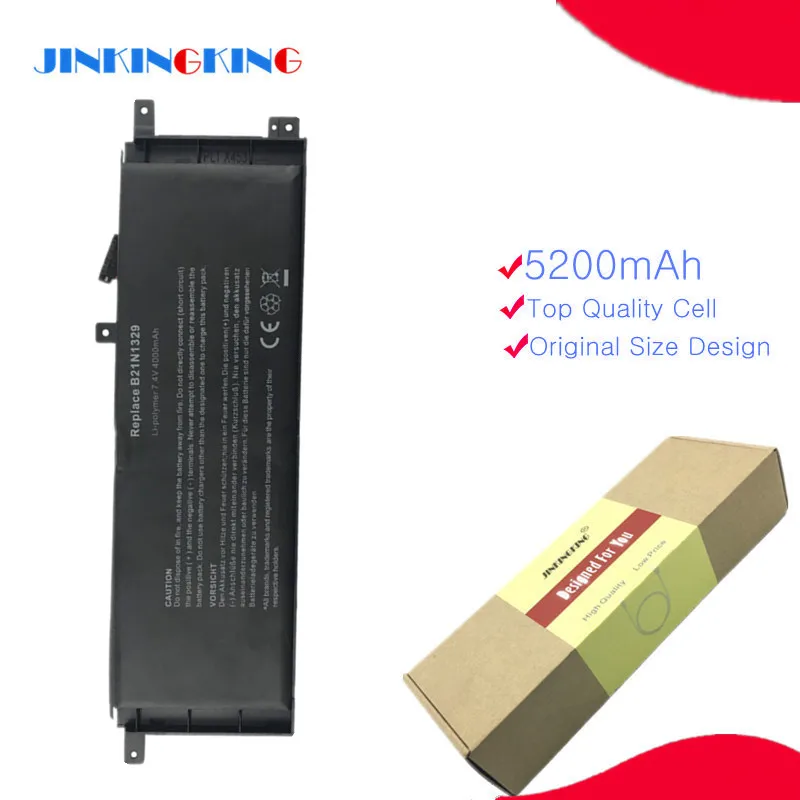 Batería para portátil 0B200- 00840000   B21-N1329 B21N1329 para Ultrabook ASUS D553MA F553M F553MA F553SA X453 X453MA X553MA