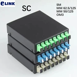 Caja Empalme FTTH 8 Puertos SC APC – Fibra Óptica Multimodo OM3