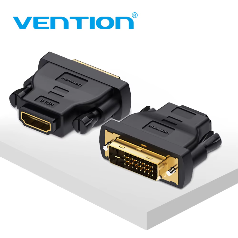 Vention Adaptador DVI a HDMI Macho-Hembra 1080p para PC y TV