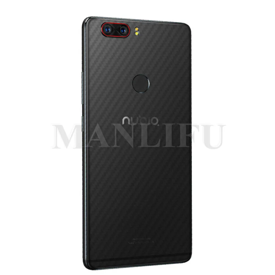 Película protectora trasera de fibra de carbono, Protector de pantalla transparente mate para ZTE nubia Z17 Z11 Z18 minis Z17 M2 Lite Axon 7, 5 uds. - imagen 2