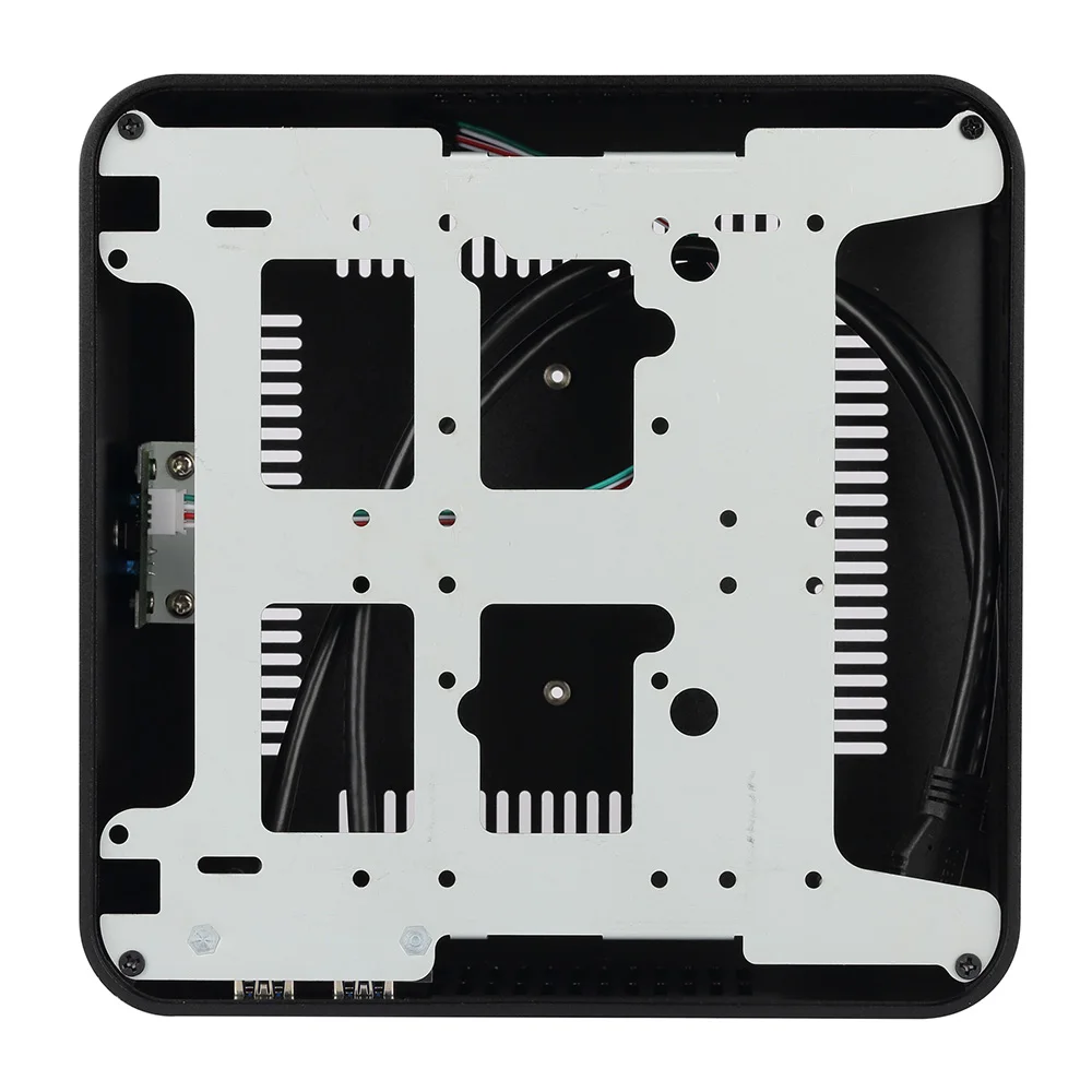 RGEEK-carcasa pequeña para ordenador de escritorio, chasis de aluminio L65, PSU, HTPC, Mini itx, pc con fuente de alimentación - imagen 5