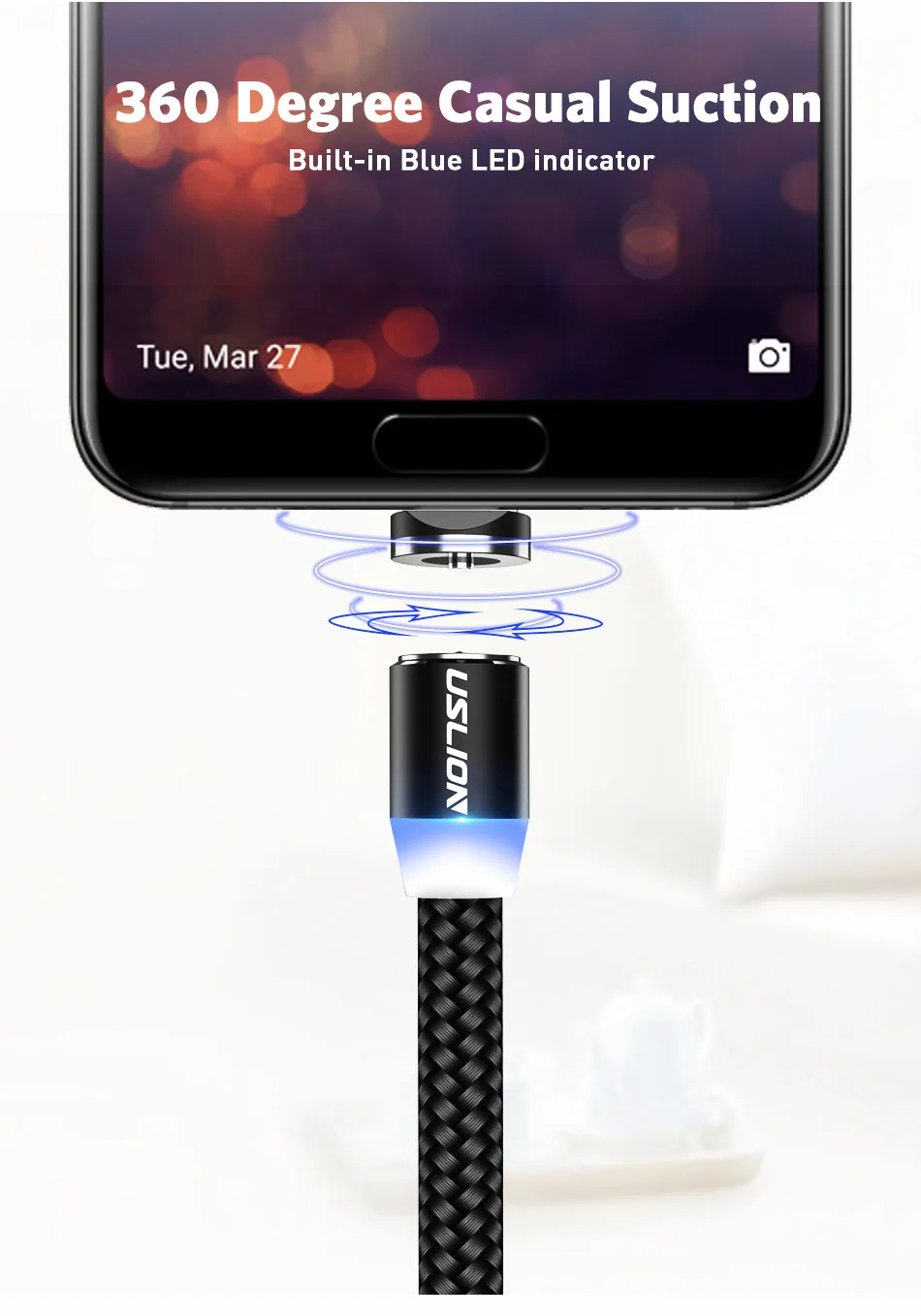 Tipo C - Vista del conector Tipo C