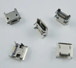 Conector Micro USB B Hembra - 5 pines DIP