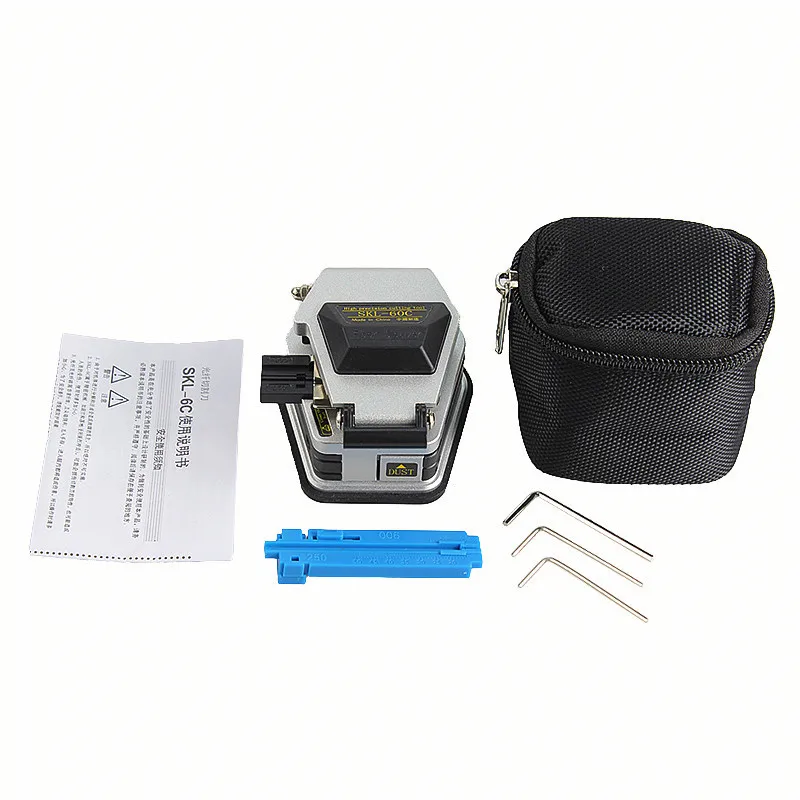 Kits de herramientas FTTH SKL-6C cuchilla de fibra 10mw VFL CFS-2 pelador de fibra pelado de cables FTTHELINK 12 unids/set - imagen 5